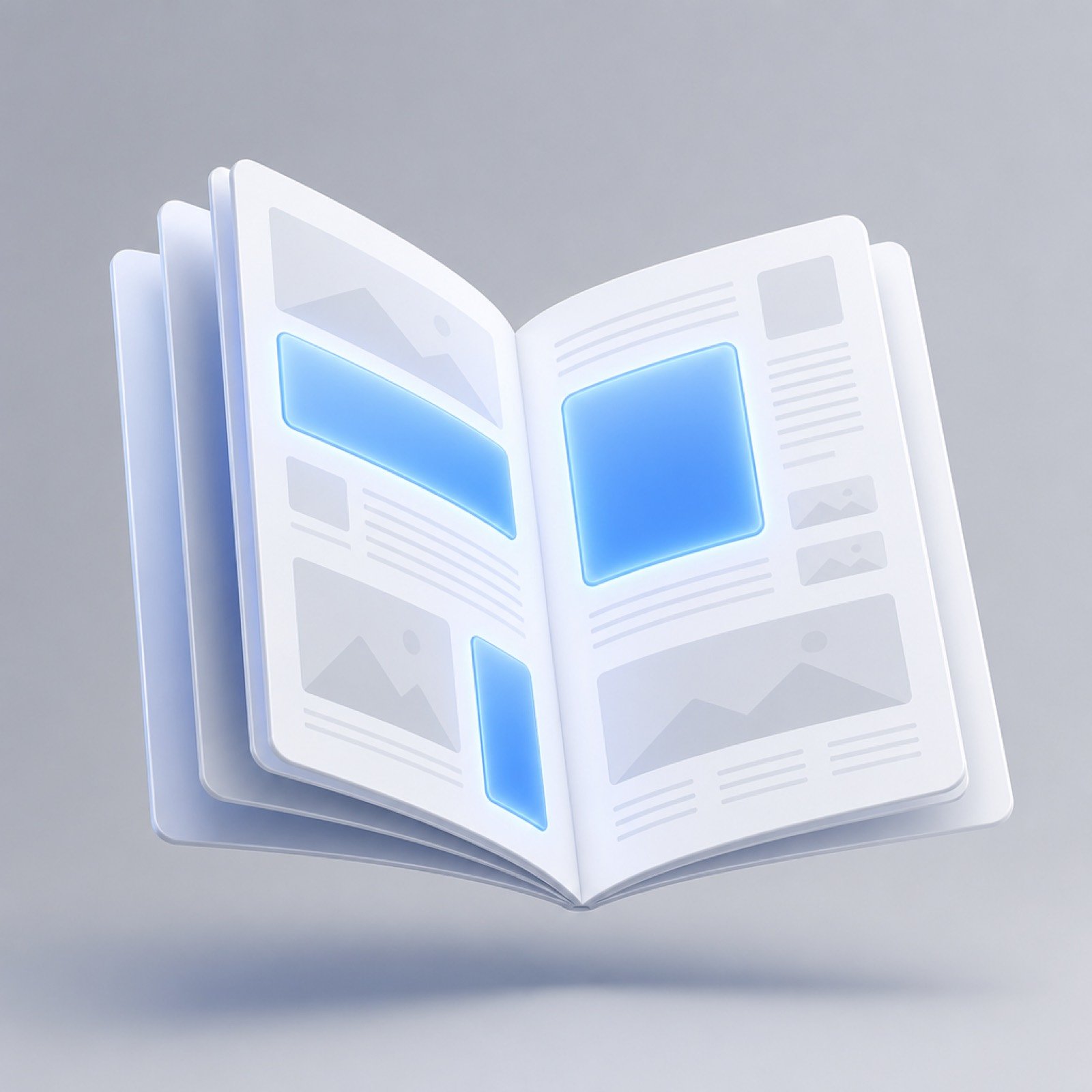 3D bulletin with highlighted advertisement slots
